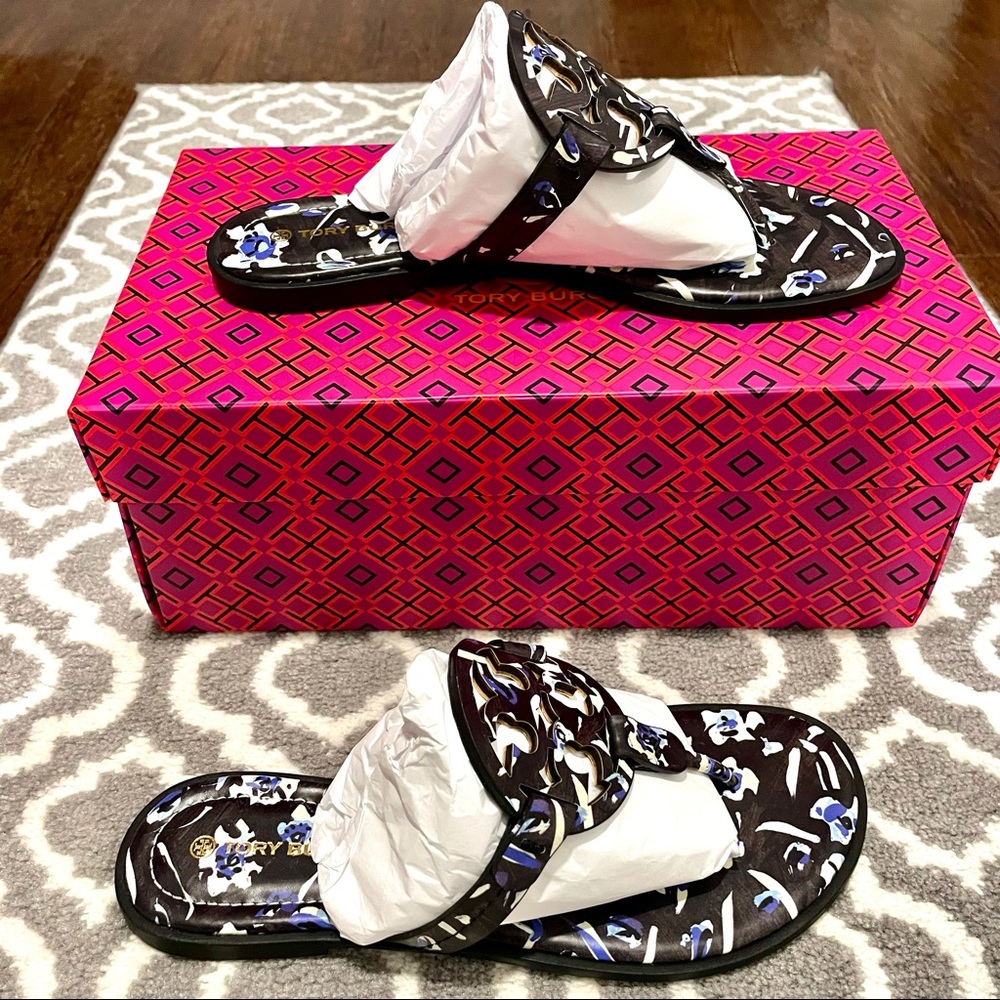 ☀️NWT☀️TORY BURCH Miller Sandals Teapot 7 - Picture 6 of 9